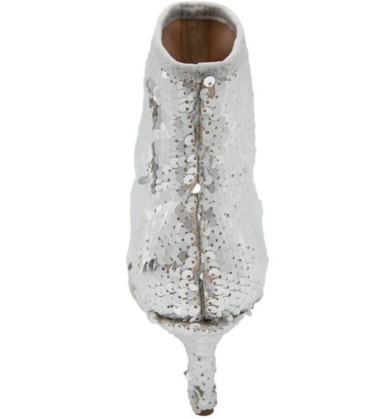 style charles by charles david AMSTEL 3 BOOTIE Silver