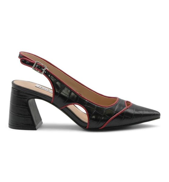 Style Charles By Charles David ANSTEAD SLINGBACK DRESS Black-Red