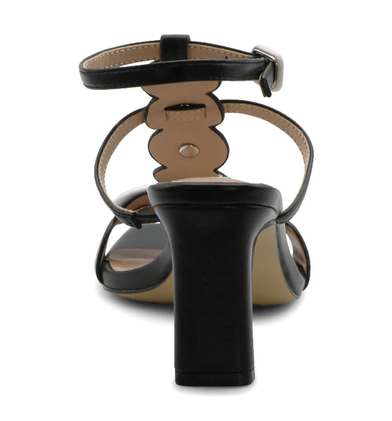 style charles by charles david DAVOS SANDAL Black-White