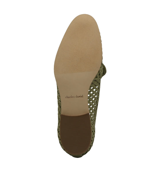 Style Charles By Charles David FINITE FLAT Artichoke
