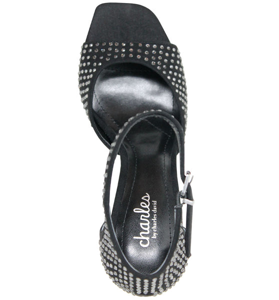 Style Charles By Charles David GOSSIP DRESS SHOE Black Rhinestone