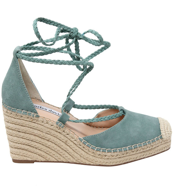 Style Charles By Charles David GRACIE WEDGE Slate Green