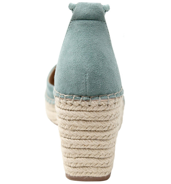 style charles by charles david GRACIE WEDGE Slate Green