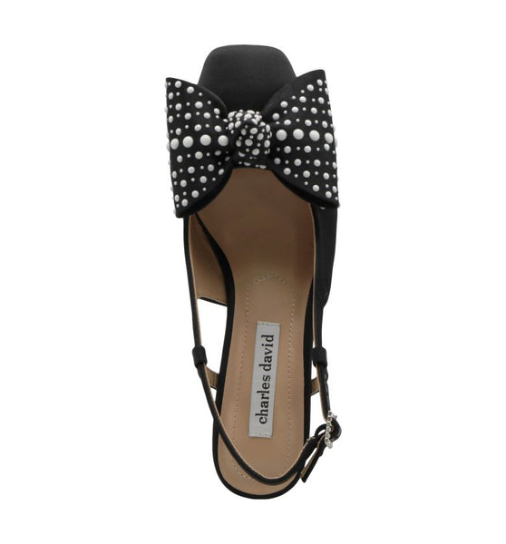 Style Charles By Charles David JACKIE SLINGBACK DRESS Black