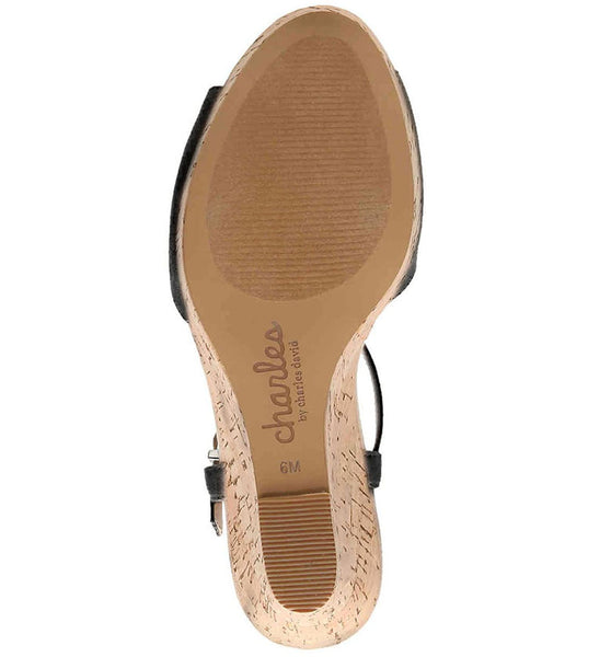 Style Charles By Charles David LAMBERT WEDGE Black Micro