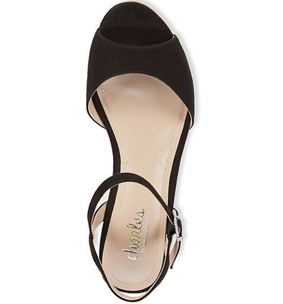 Style Charles By Charles David LAMBERT WEDGE Black Micro