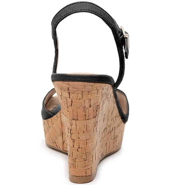 style charles by charles david LAMBERT WEDGE Black Micro