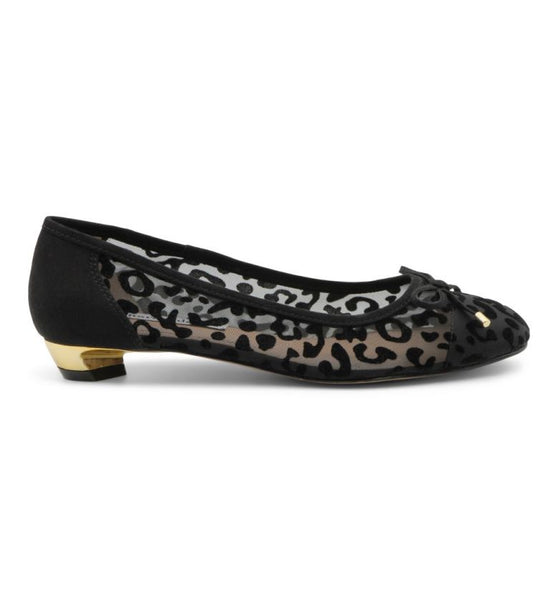 Charles David MAIZE DRESS LOW HEEL Black Leopard