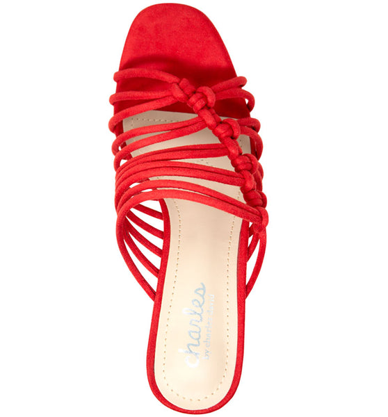 Style Charles By Charles David MEADOW SANDAL Hot Red