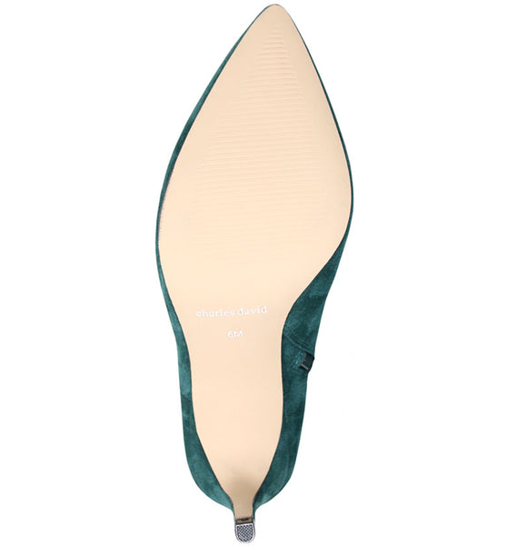Style Charles By Charles David PIANO BOOT Dark Emerald