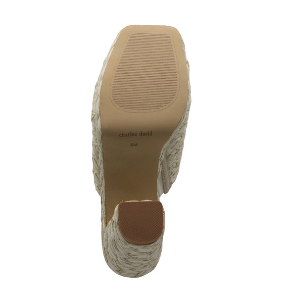 Style Charles By Charles David PRISCA SANDAL Natural