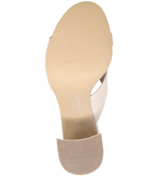 Style Charles By Charles David RHYTHMIC 3 MULE SANDAL Nude