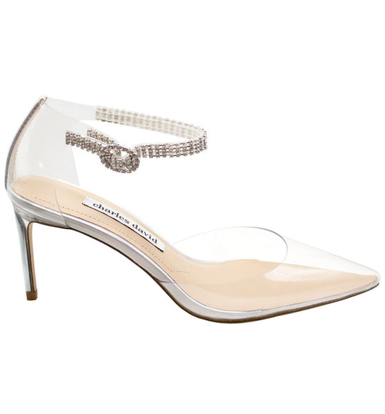 Style Charles By Charles David ACKER PUMP Clear