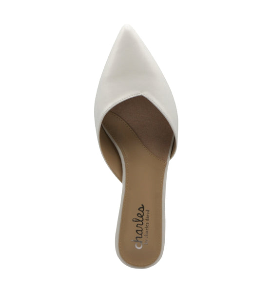 Style Charles By Charles David ALOE MULE White