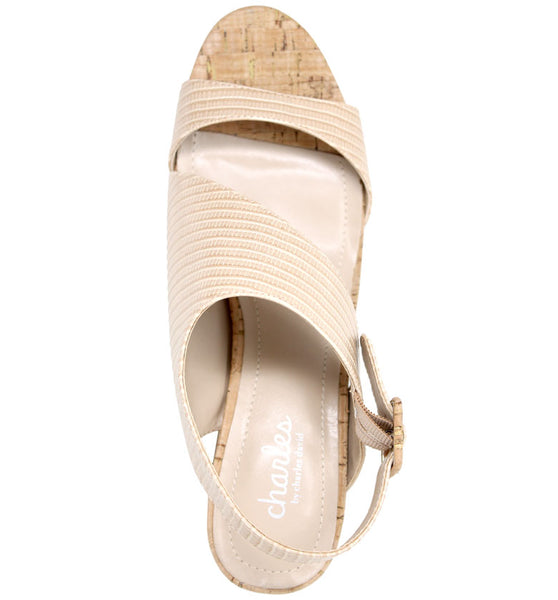 Style Charles By Charles David CANNON SANDAL Beige