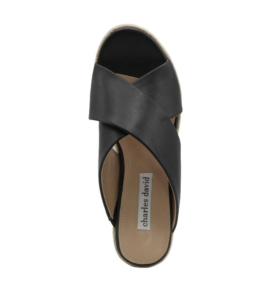 Style Charles By Charles David CATE-1 WEDGE Black