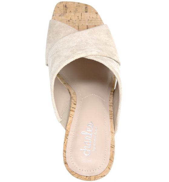 Style Charles By Charles David DUO WEDGE Beige
