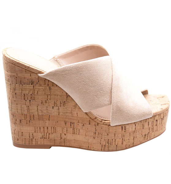 Style Charles By Charles David DUO WEDGE Beige