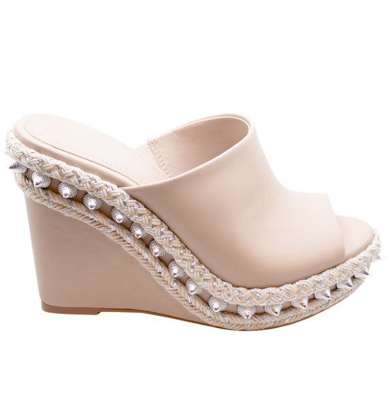 Style Charles By Charles David HAIDER WEDGE Beige