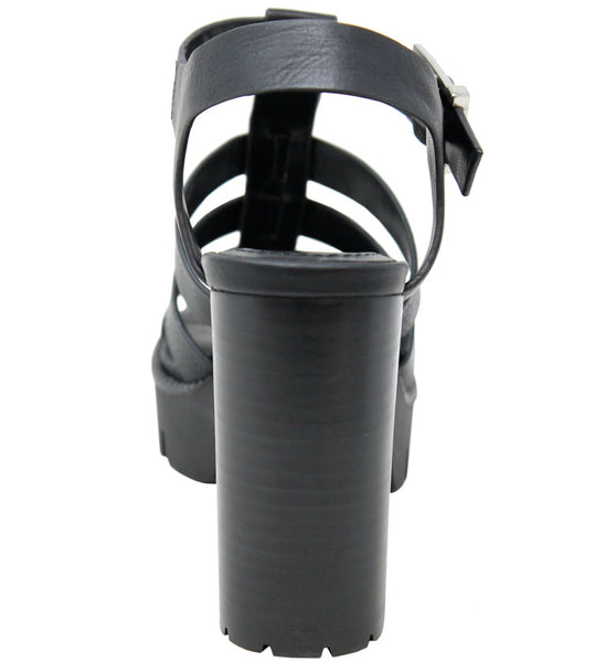 style charles by charles david VERBAL SANDAL Black