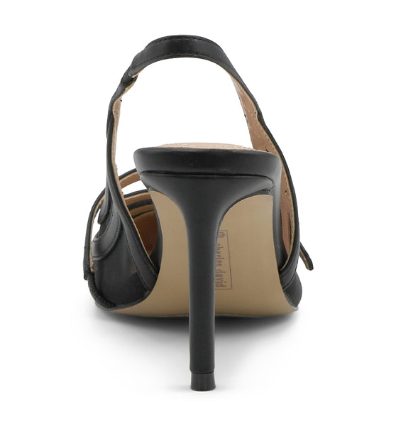 style charles by charles david SWAN SLINGBACK Black