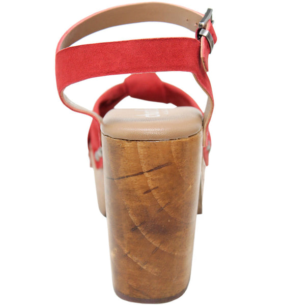 style charles by charles david UNIFORM SANDAL Berry Red