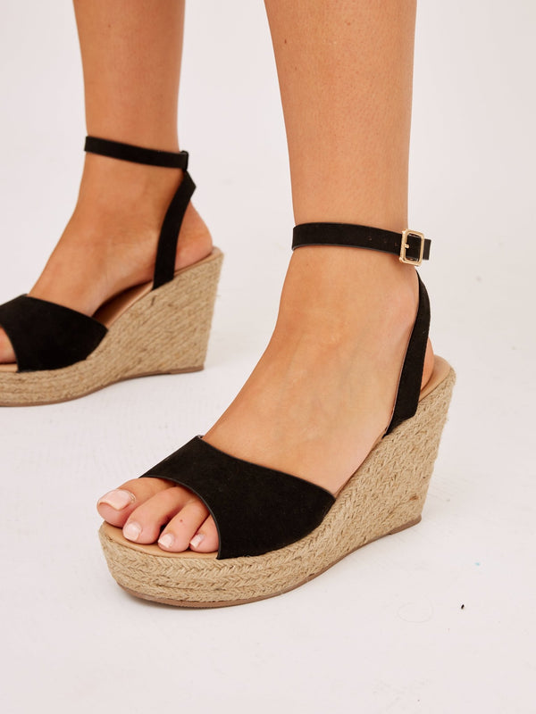 style cheat South Beach Hawaii Woven Platform Heeled Sandals