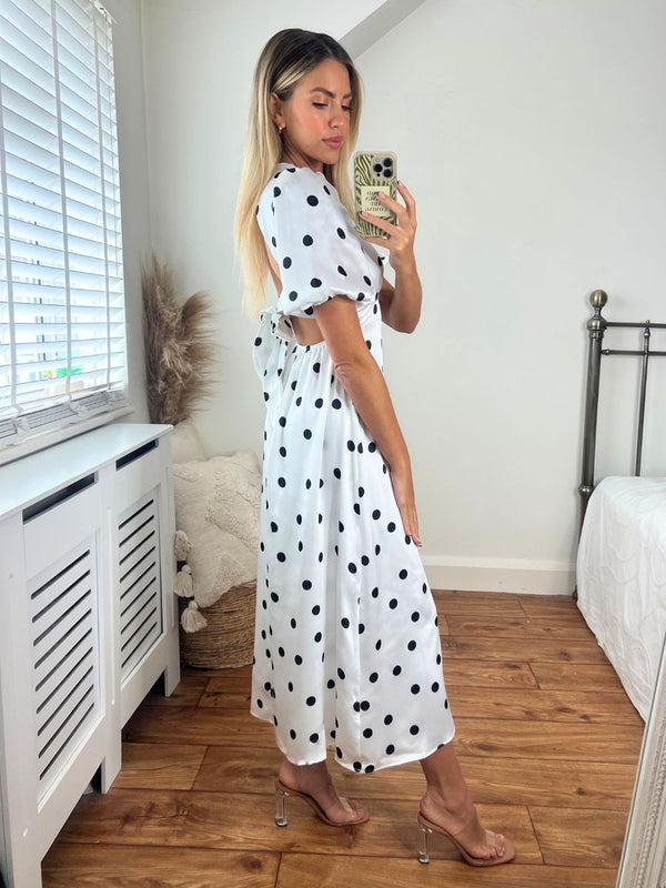 Style Cheat Belle Tie Back Midi Dress