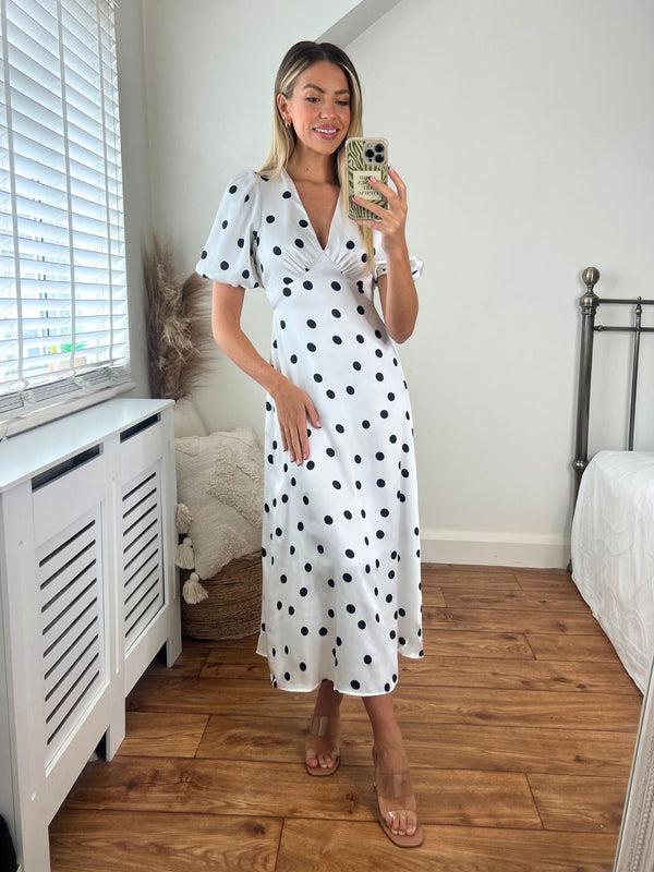 style cheat Belle Tie Back Midi Dress