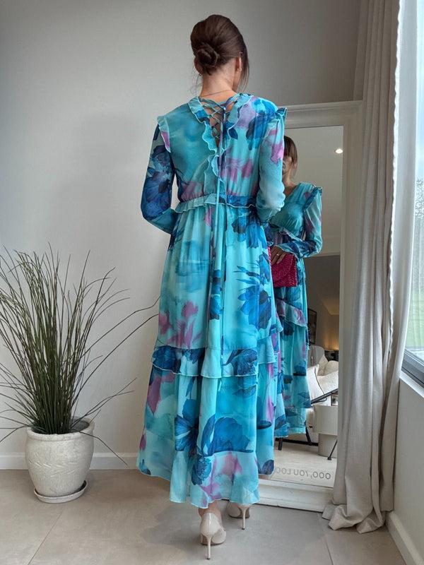 Style Cheat Birdie Frill Tie Back Dress