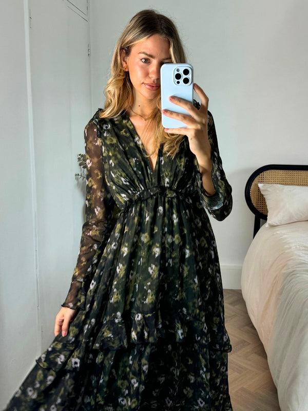 Style Cheat Birdie Frill Tie Back Dress