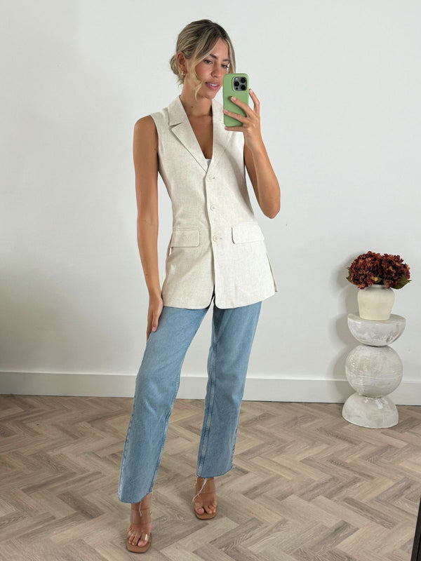 Style Cheat Claire Sleeveless Blazer