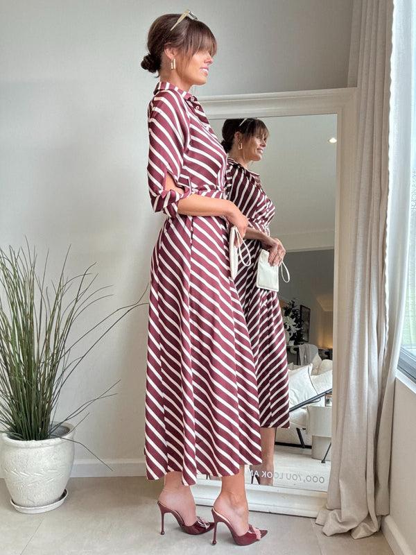 Style Cheat Daphne Belted Shirt Dress