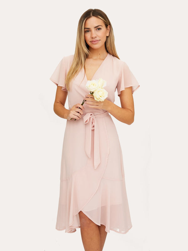 Style Cheat Faith Midi Ruffle Dress