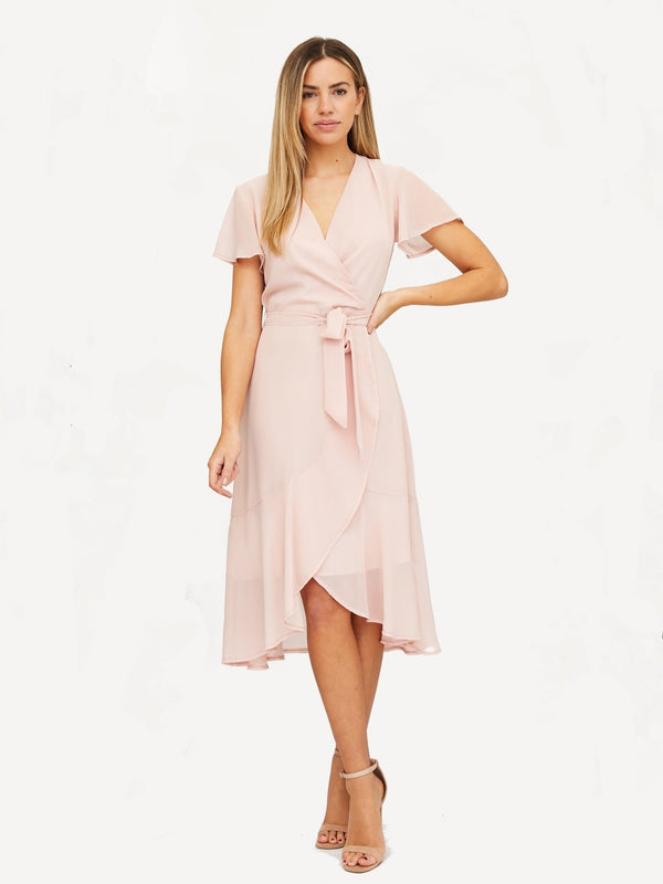style cheat Faith Midi Ruffle Dress
