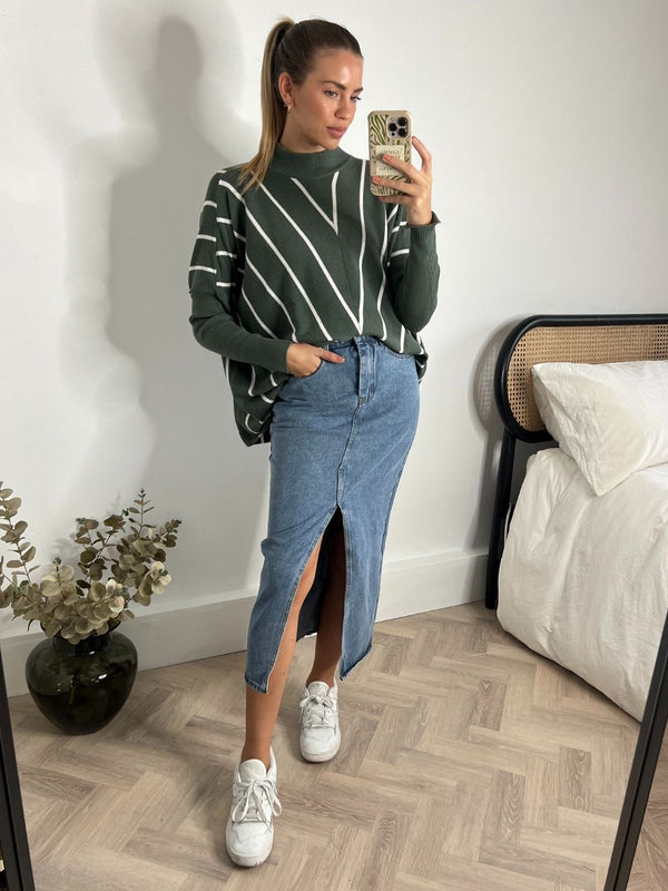 Style Cheat Hope Knitted High Neck Jumper