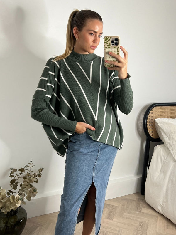 Style Cheat Hope Knitted High Neck Jumper