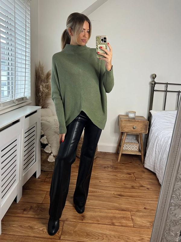 Style Cheat Hope Knitted High Neck Jumper