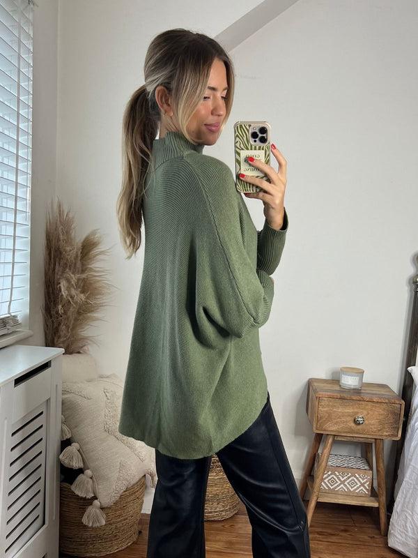 Style Cheat Hope Knitted High Neck Jumper