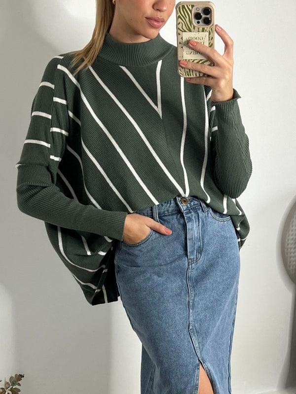 style cheat Hope Knitted High Neck Jumper