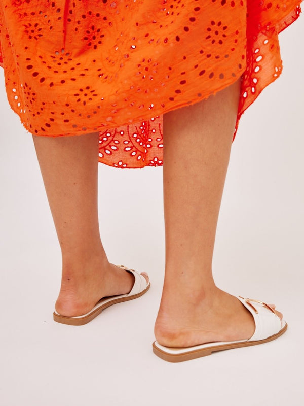 Style Cheat Karla Metal Detail Sandal