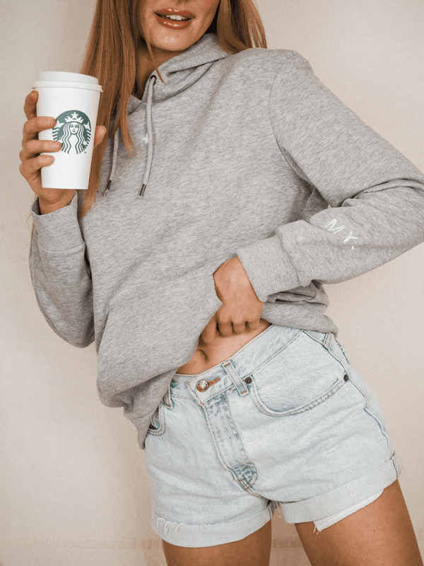 Style Cheat Kris Personalised Grey Star Hoodie