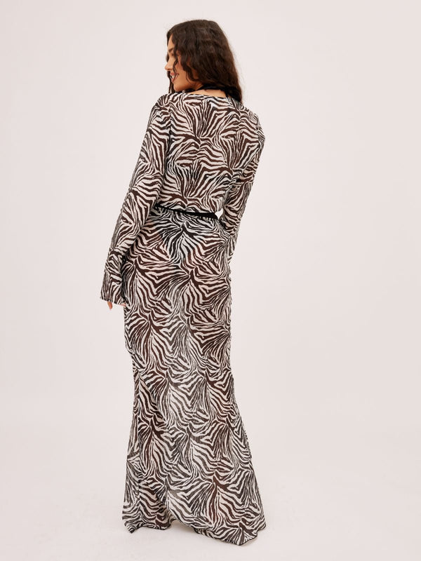 Style Cheat Malibu Sheer Beach Maxi Skirt