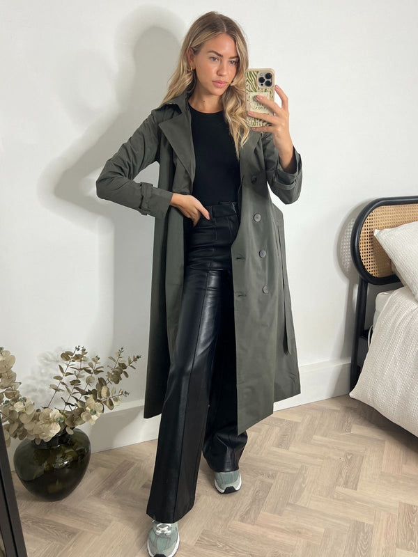 Style Cheat Maxi Length Trench Coat