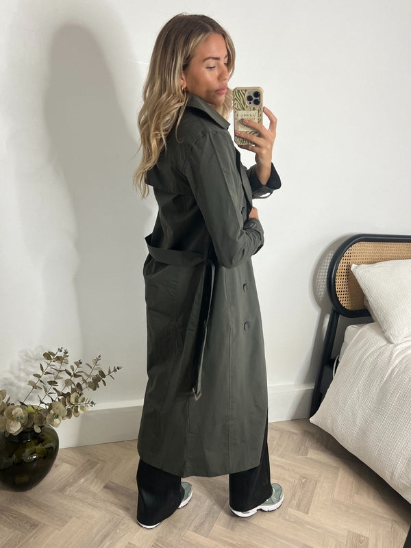 Style Cheat Maxi Length Trench Coat