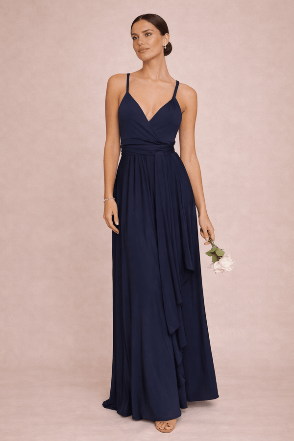 style cheat Multi-way Slinky Maxi Dress