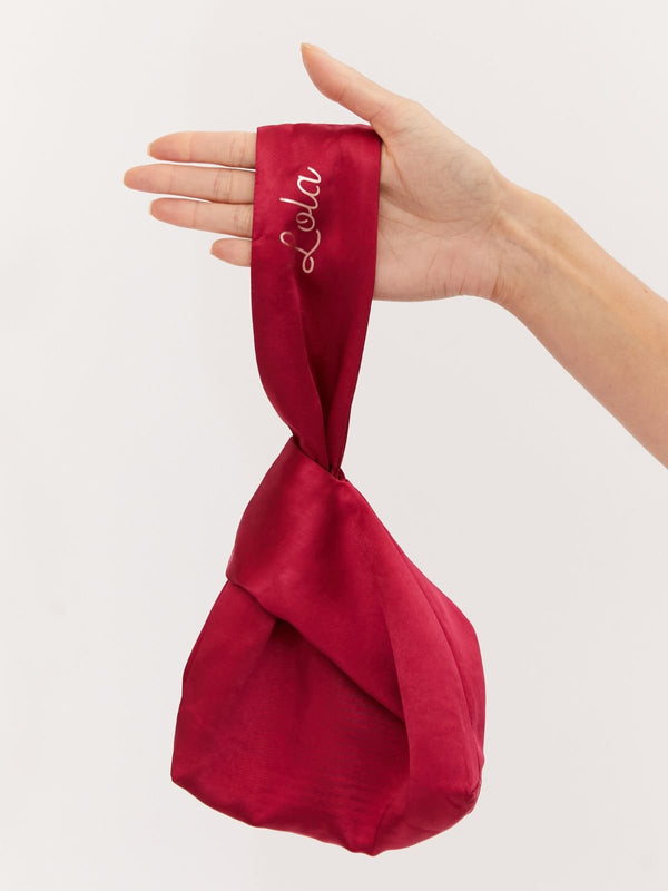 Style Cheat Satin Bridesmaids Pouch Bag