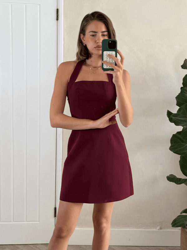 Style Cheat Tilly Halter Mini Dress