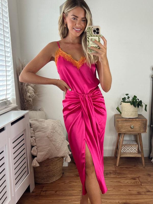 Style Cheat Valencia High Waist Drape Skirt