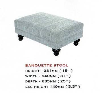 Stylefurniture Balmoral Banquet Stool